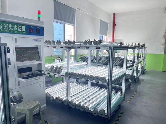Venda Direta da Fábrica Lâmpada de Tubo Duplo Linear À Prova de Explosão 100lm/w 2*18W 2*36W Luz LED Industrial para Armazém À Prova de Explosão