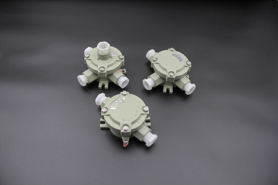 Caixa de junção de liga de alumínio à prova de explosão CJX, com potência certificada ATEX IP66