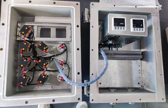 IIB T4 ATEX Distribuição Painéis de controlo à prova de chamas Painéis de controlo à prova de chamas e explosões Caixa de liga de alumínio para uso no petróleo e no gás