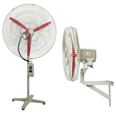 Ventilador de ar à prova de explosão para Zona 1 Divisão 1, intrinsecamente seguro, montado em parede/tubo/poste, adequado para zonas industriais perigosas