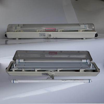 Luminária Tubular LED 2x36W à Prova de Explosão e Chamas para Áreas Perigosas | Carcaça em ABS | Eficiência de 115 lm/W