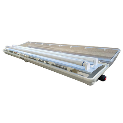 ATEx IP66 18w LED Luz de tubo à prova de explosão 2x18W 3x18W forte impacto Luz fluorescente de plástico completo