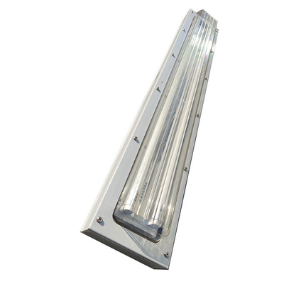 Lâmpada de tubo à prova de explosão LED 2*18W T5 T8 tubo duplo Ip66 lâmpada fluorescente à prova d'água 1,2M luz linear a LED