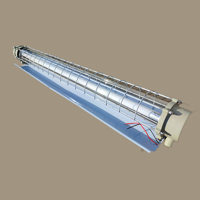 Luminária Fluorescente à Prova de Explosão T8/T10 2x20W | Lâmpada Linear de Tubo Duplo de 2 pés/18"/12" para Áreas Perigosas