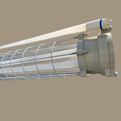 Luz fluorescente LED à prova de explosão de tubo único de 100lm/w 36w para a zona 1 e 2, zona 21 e 22