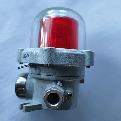 Luz de alta qualidade vermelha/transparente 5-40w à prova de explosão luz de obstrução de aviação aviso de aeronave para áreas perigosas luz