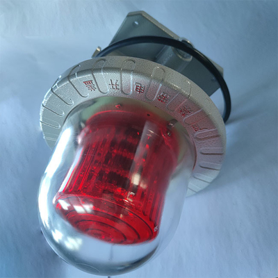 Luz de aviso de alarme à prova de explosão IP65 ATEX para zona perigosa 1/2 Zona 21/22 Armazém industrial