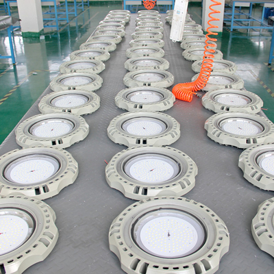 Iluminação Industrial de Armazém Ufo Proof Explosion Led High Bay 135lm/w 100W 150W 200W