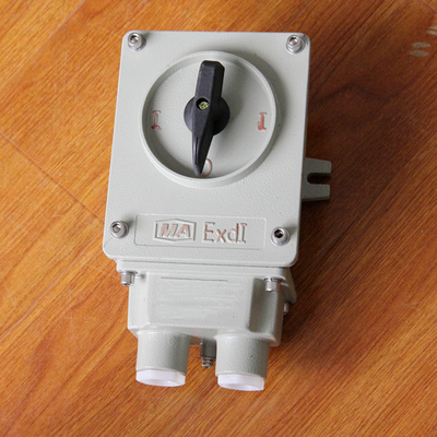 Interruptor à prova de explosão de alto nível de proteção IP65 Tensão nominal 220V/380V