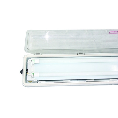 ATEx IP66 18w LED Luz de tubo à prova de explosão 2x18W 3x18W forte impacto Luz fluorescente de plástico completo