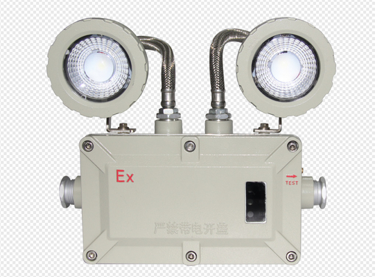 2*4,5w farol duplo de emergência de parede montado ATEX LED luz à prova de explosão luz de emergência para o local perigoso