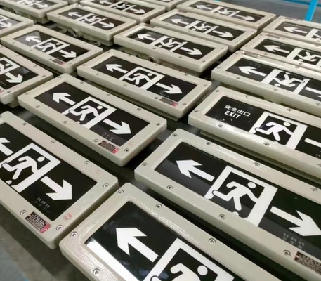 Ra≥70 5000K IP66 Lâmpada de emergência à prova de explosão Indicador de saída de segurança incorporado