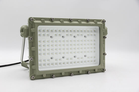 IP66 Inundação industrial à prova de chamas,ATEX 50-240W, 140lm/W Eficiência luminosa IECEx Zona 1 e 2 Qualificado, Garantia de serviço de 5 anos